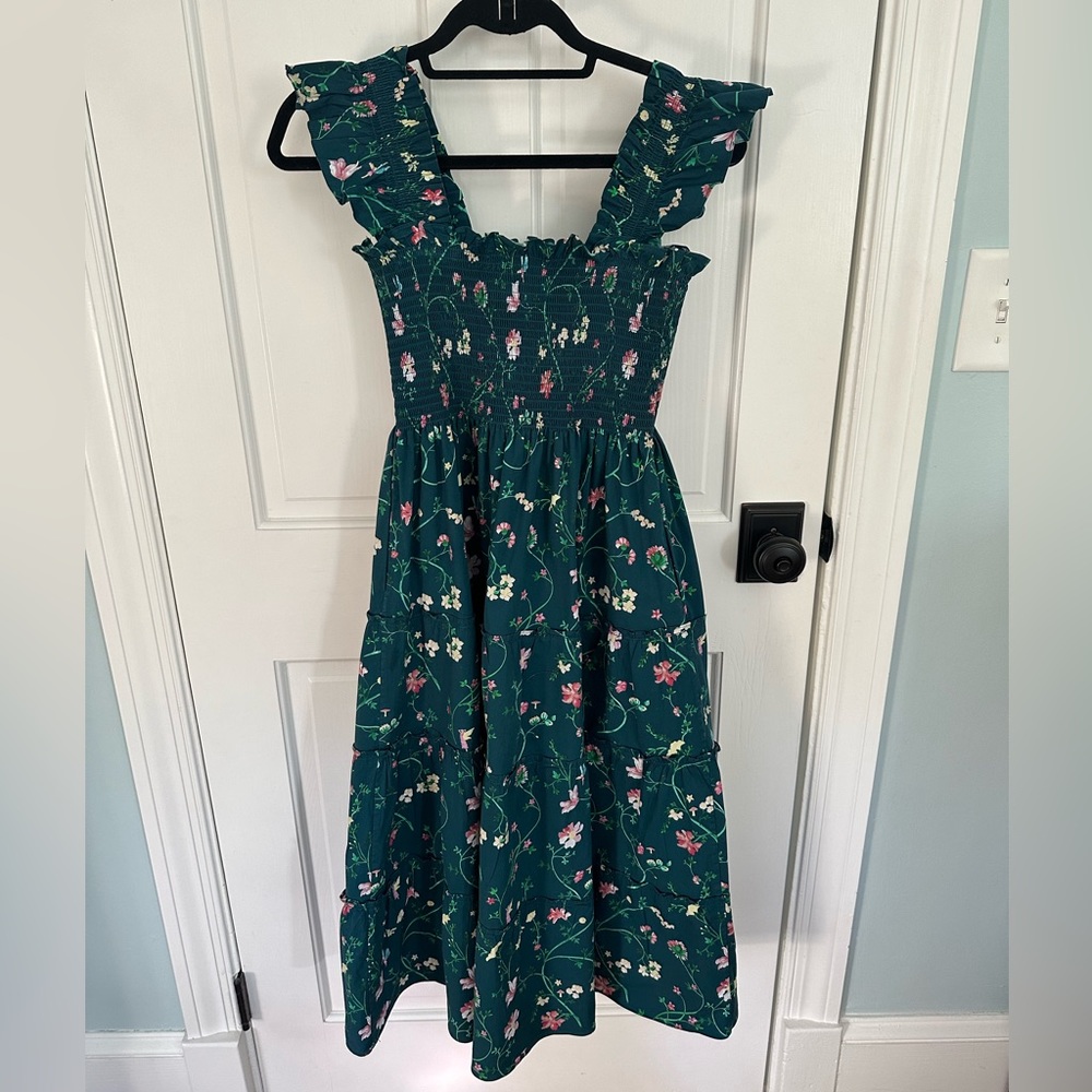 Hill House Home Ellie Nap Dress in Moody Floral Poplin size XS